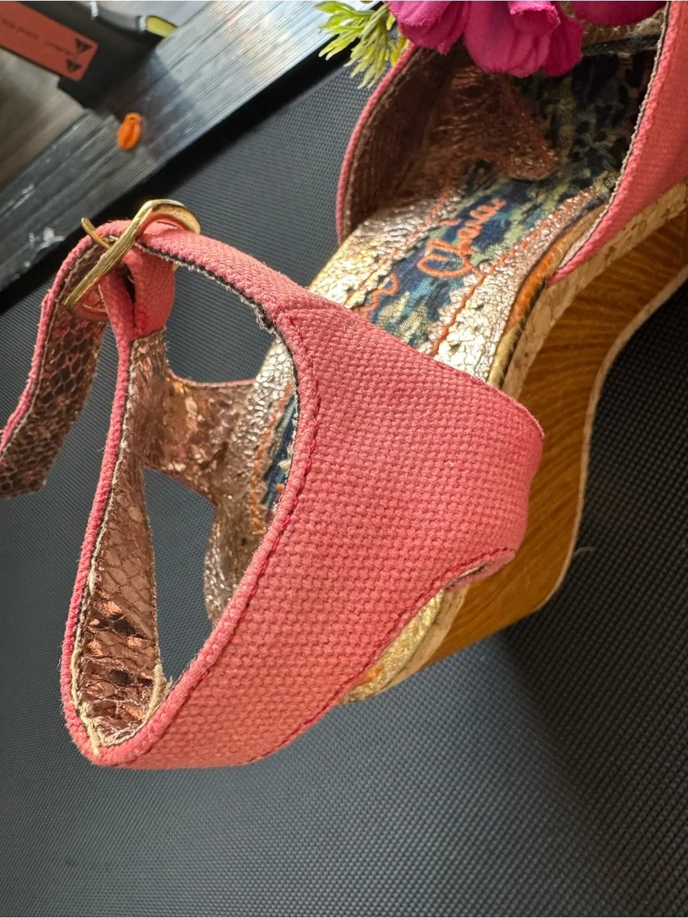 Irregular Choice French Villa Wedge Platform Sandals EU38